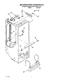 REFRIGERATOR LINER Diagram and Parts List for RS25AWXAW00  Roper Refrigerator