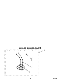 SEALED BURNER Diagram and Parts List for SF317PCYN0  Whirlpool Range