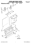 Part Location Diagram of W10077926 Whirlpool Handle Assembly (Black)