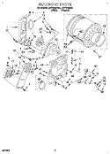 SECTION Diagram and Parts List for LER7646AW2  Whirlpool Dryer