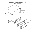 TOP GRILLE AND UNIT COVER Diagram and Parts List for KSSS48DWX00  KitchenAid Refrigerator
