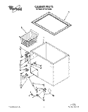 SECTION Diagram and Parts List for EH100FXAN00  Whirlpool Freezer