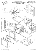 OVEN PARTS Diagram and Parts List for YGBS277PDB5  Whirlpool Wall Oven
