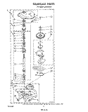 GEARCASE Diagram and Parts List for LA6300XSW1  Whirlpool Washer