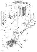 UNIT PARTS Diagram and Parts List for GC1SHAXMB00  Whirlpool Refrigerator
