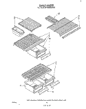 SHELF Diagram and Parts List for ET14AK2LWR0  Whirlpool Refrigerator
