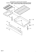 DRAWER AND BROILER Diagram and Parts List for SF385PEGQ4  Whirlpool Range