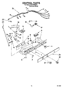 CONTROL PARTS Diagram and Parts List for IS25AFXRD02  Inglis Refrigerator
