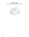 OVEN DOOR Diagram and Parts List for 1415W1A  Roper Range