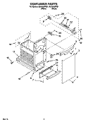 CONTAINER PARTS Diagram and Parts List for GC900QPPB1  Whirlpool Trash Compactor