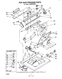 TOP AND CONSOLE Diagram and Parts List for LA5580XPW0  Whirlpool Washer