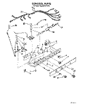 CONTROL Diagram and Parts List for 6ED25DQXVW00  Whirlpool Refrigerator