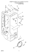 REFRIGERATOR LINER Diagram and Parts List for KSRS25IHBU00  KitchenAid Refrigerator