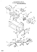 INTERIOR, LIT/OPTIONAL Diagram and Parts List for MH6110XEB0  Whirlpool Microwave