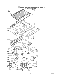 COMPARTMENT SEPARATOR Diagram and Parts List for JWARG475D00  Whirlpool Refrigerator
