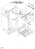 LINER Diagram and Parts List for 3ET22DKXDN01  Whirlpool Refrigerator