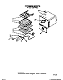 OVEN LINER Diagram and Parts List for KEBS177WAL2  KitchenAid Wall Oven