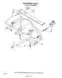 MANIFOLD Diagram and Parts List for SF0100EKW2  Whirlpool Range