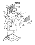 UNIT, LIT/OPTIONAL Diagram and Parts List for CA12WR4  Crosley Air Conditioner