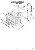 FREEZER DOOR Diagram and Parts List for 4ET18ZKXBW00  Whirlpool Refrigerator