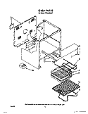 OPTIONAL, OVEN Diagram and Parts List for RF3105XXW1  Whirlpool Range