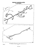 WIRING HARNESS , LITERATURE AND OPTIONAL Diagram and Parts List for MW8400XS1  Whirlpool Microwave