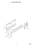 Part Location Diagram of 4364027 Whirlpool BACKGUARD