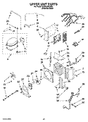 UPPER UNIT PARTS Diagram and Parts List for KSSC42QTS00  KitchenAid Refrigerator