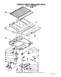 COMPARTMENT SEPARATOR Diagram and Parts List for RT18EKRXW02  Roper Refrigerator