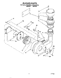 BLOWER Diagram and Parts List for KUDA23SB0  KitchenAid Dishwasher
