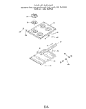 MAIN TOP Diagram and Parts List for 1463W3A  Roper Range