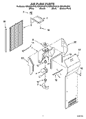 Part Location Diagram of 2310238 Whirlpool Harness, Fan Evaporator (Inclu