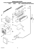 ICEMAKER PARTS, OPTIONAL PARTS (NOT INCLUDED) Diagram and Parts List for KSCS25FSWH02  KitchenAid Refrigerator
