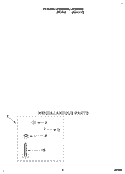 MISCELLANEOUS Diagram and Parts List for LSV9245BW0  Whirlpool Washer