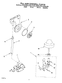 FILL AND OVERFILL Diagram and Parts List for KUDI01ILSS0  Whirlpool Dishwasher
