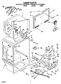 LINER PARTS Diagram and Parts List for ET1FHTXMQ01  Whirlpool Refrigerator