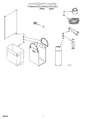ACCESSORY Diagram and Parts List for KCCC151JWH0  KitchenAid Trash Compactor