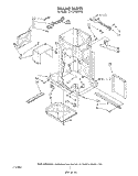 FRAME Diagram and Parts List for JJTU4100XTP0  Whirlpool Trash Compactor