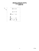 MISCELLANEOUS PARTS OPTIONAL PARTS (NOT INCLUDED) Diagram and Parts List for 7MLSR5132JQ4  Whirlpool Washer