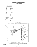 WIRING HARNESS Diagram and Parts List for LA6100XSW1  Whirlpool Washer