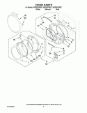 Part Location Diagram of 8577819 Whirlpool DOOR