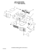 AIR FLOW PARTS Diagram and Parts List for IMH16XWS3  Whirlpool Microwave