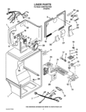 LINER PARTS Diagram and Parts List for GARF19XXYK00  Whirlpool Refrigerator