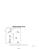 MISCELLANEOUS Diagram and Parts List for LA6380XSW0  Whirlpool Washer