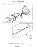 WIRING HARNESS Diagram and Parts List for RB130PXK3  Whirlpool Wall Oven