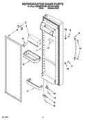 Part Location Diagram of W11366418 Whirlpool SET SCREW - DOOR HANDLE