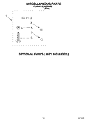 MISCELLANEOUS PARTS OPTIONAL PARTS ( NOT INCLUDED Diagram and Parts List for GCAM2792MQ0  Whirlpool Washer