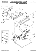 SECTION Diagram and Parts List for TEDS680BQ2  Estate Dryer