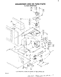 MANGETRON AND AIRFLOW Diagram and Parts List for RM988PXLW0  Whirlpool Microwave Oven Combo