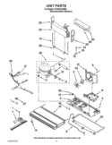 UNIT PARTS Diagram and Parts List for KFIS25XVMS9  KitchenAid Refrigerator